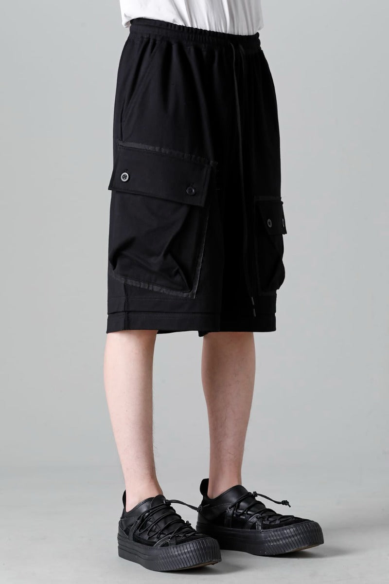 ジャージー ショート パンツ ブラック