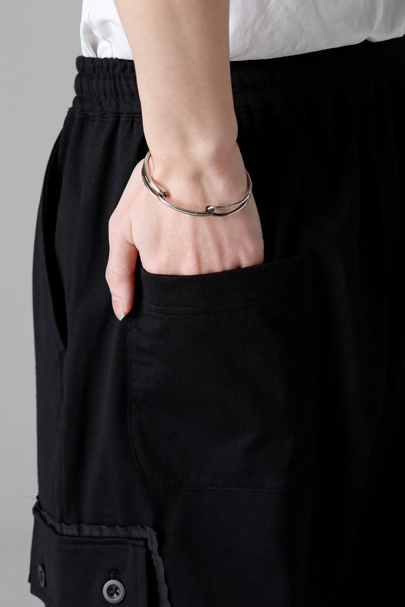 ジャージー ショート パンツ ブラック