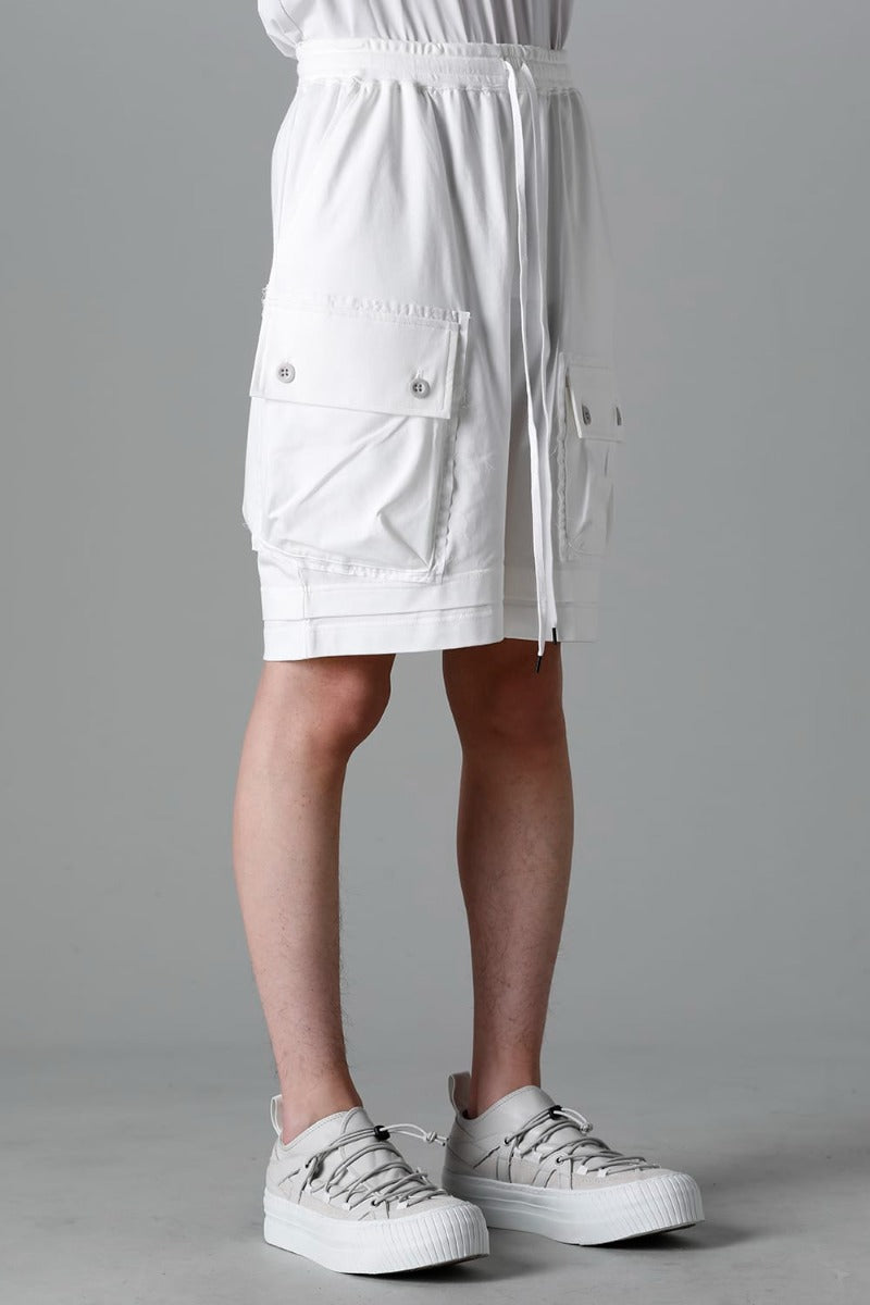 ジャージー ショート パンツ オフホワイト