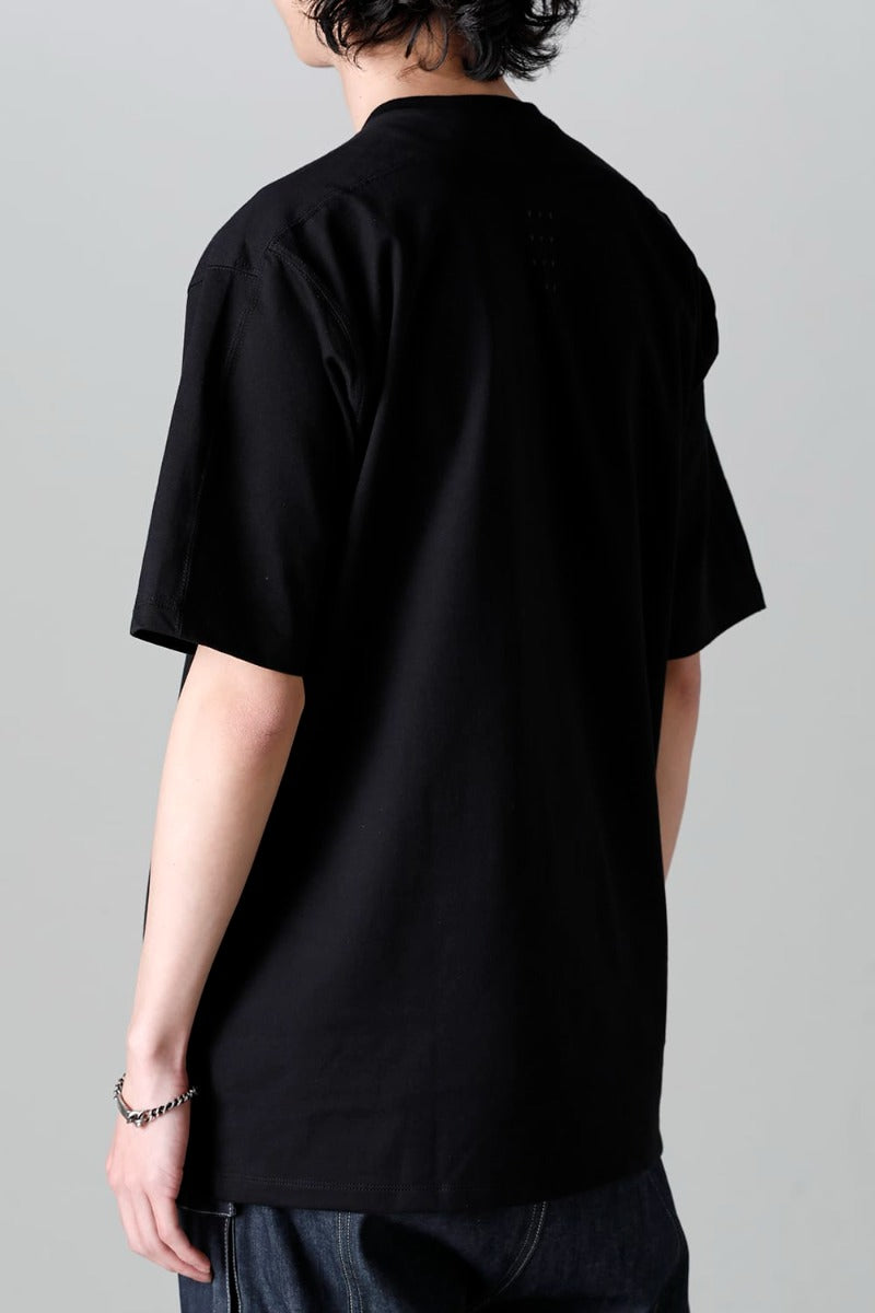 Short Sleeve Printed T-Shirt  Black