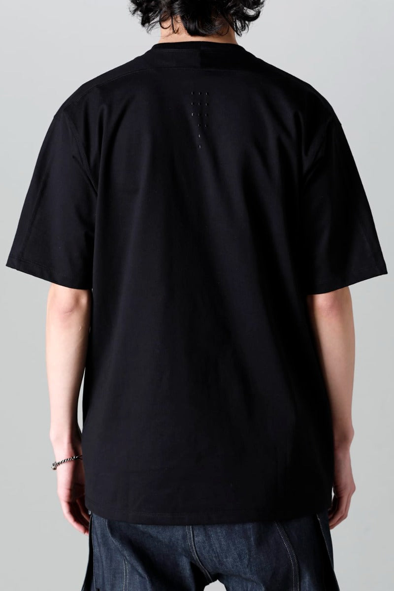 Short Sleeve Printed T-Shirt  Black