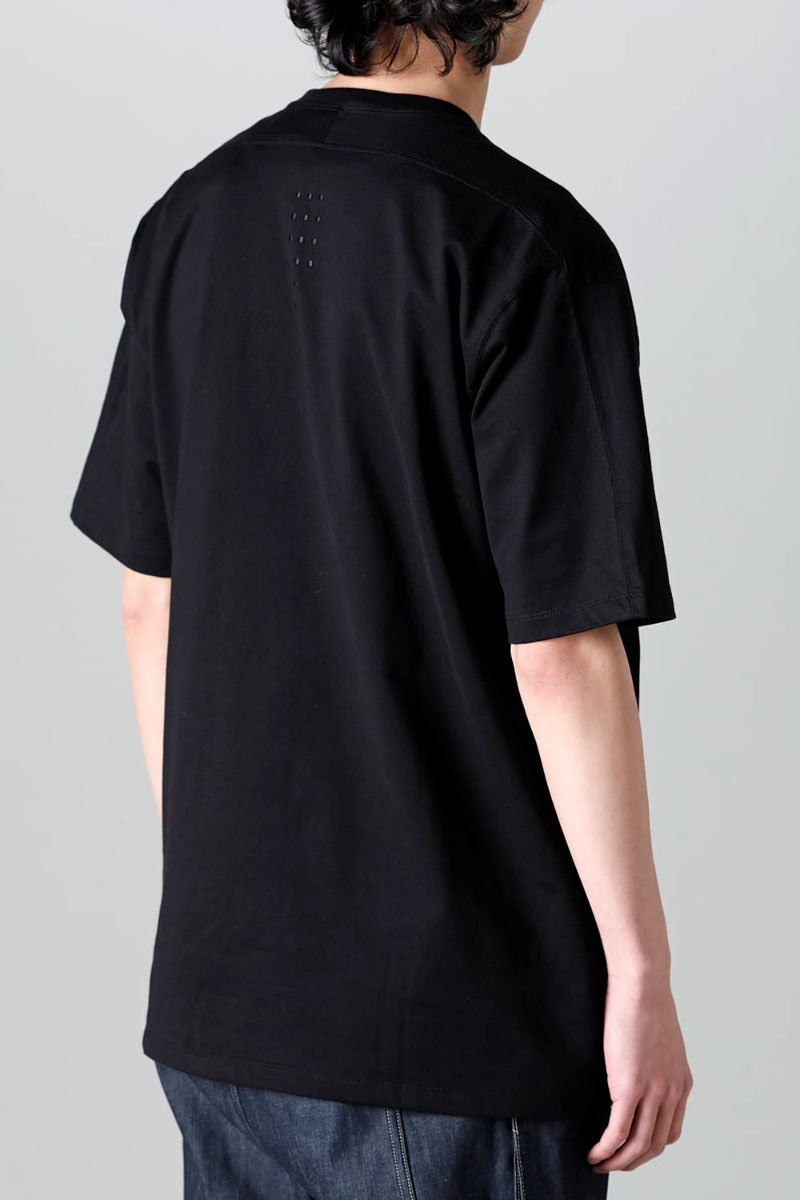 Short Sleeve Printed T-Shirt  Black