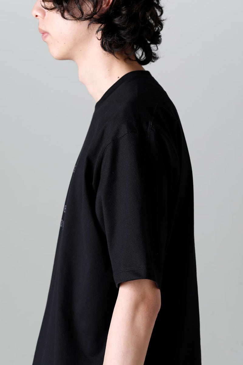 Short Sleeve Printed T-Shirt  Black