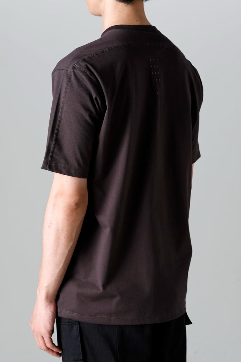 Short Sleeve Printed T-Shirt  Brown Gray