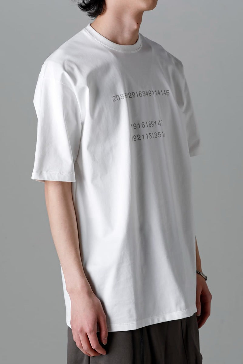 Short Sleeve Printed T-Shirt  Off White