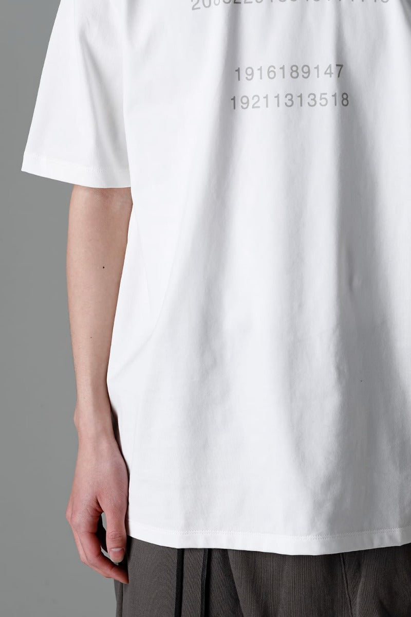 Short Sleeve Printed T-Shirt  Off White