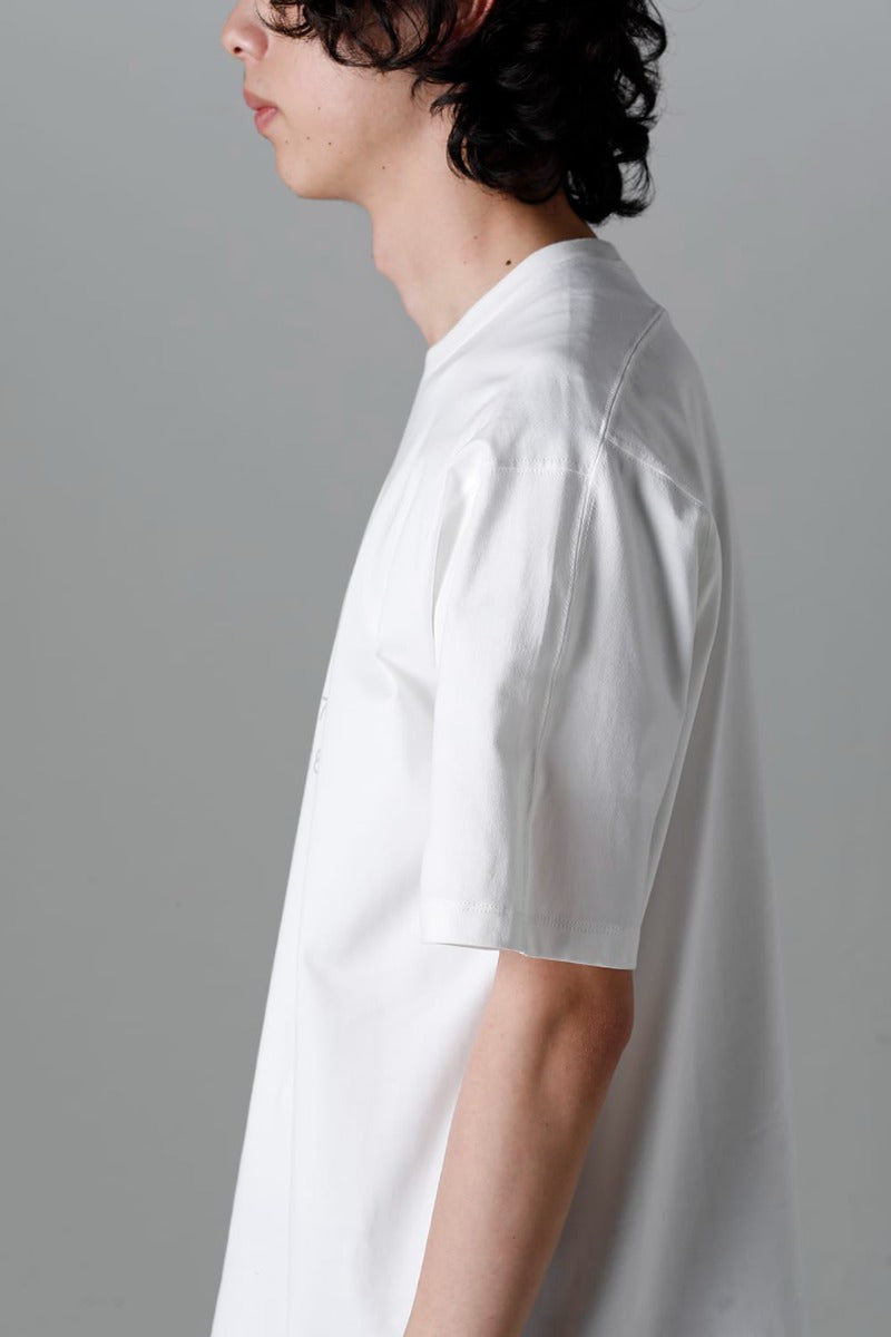 Short Sleeve Printed T-Shirt  Off White