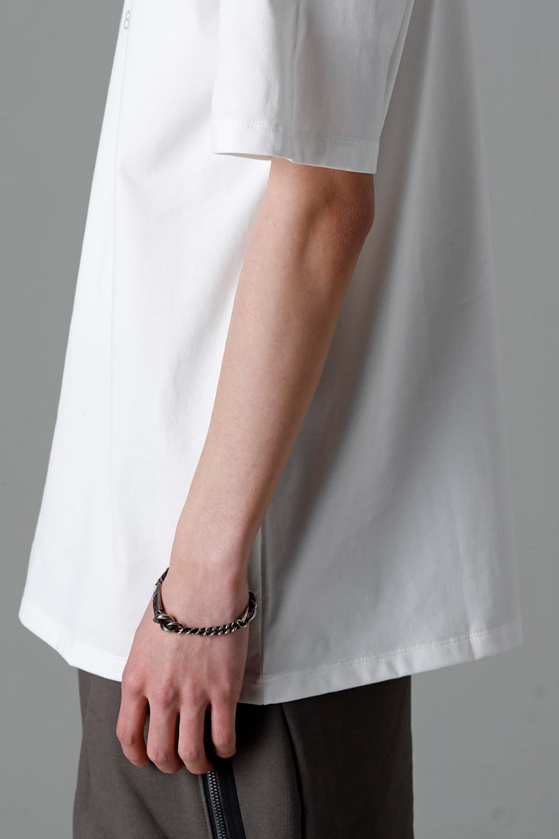 Short Sleeve Printed T-Shirt  Off White