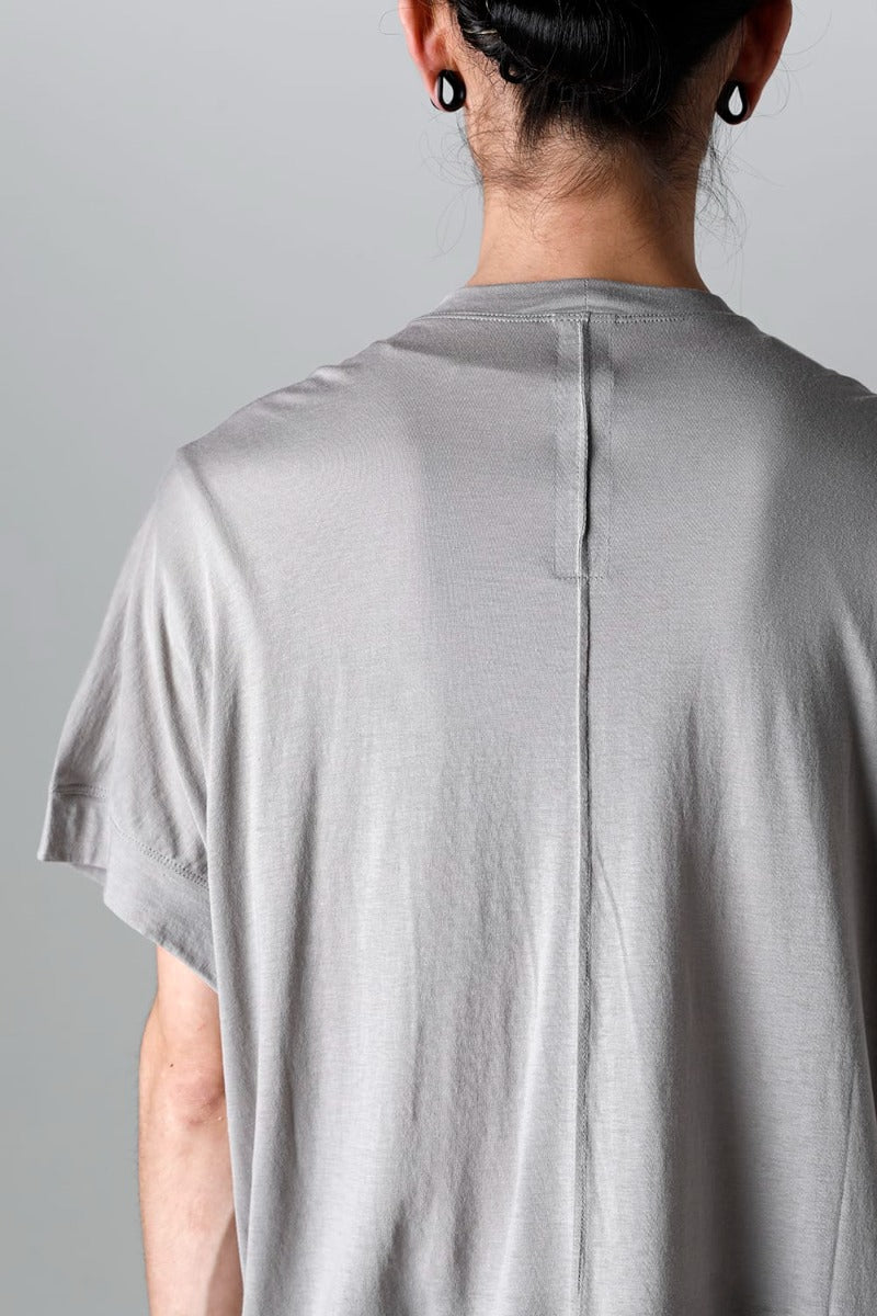 Double Layerd Short-Sleeve T-Shirt  Light Gray