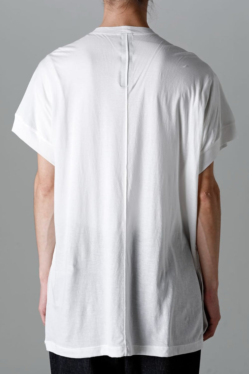 ダブルレイヤード半袖Tシャツ  オフホワイト