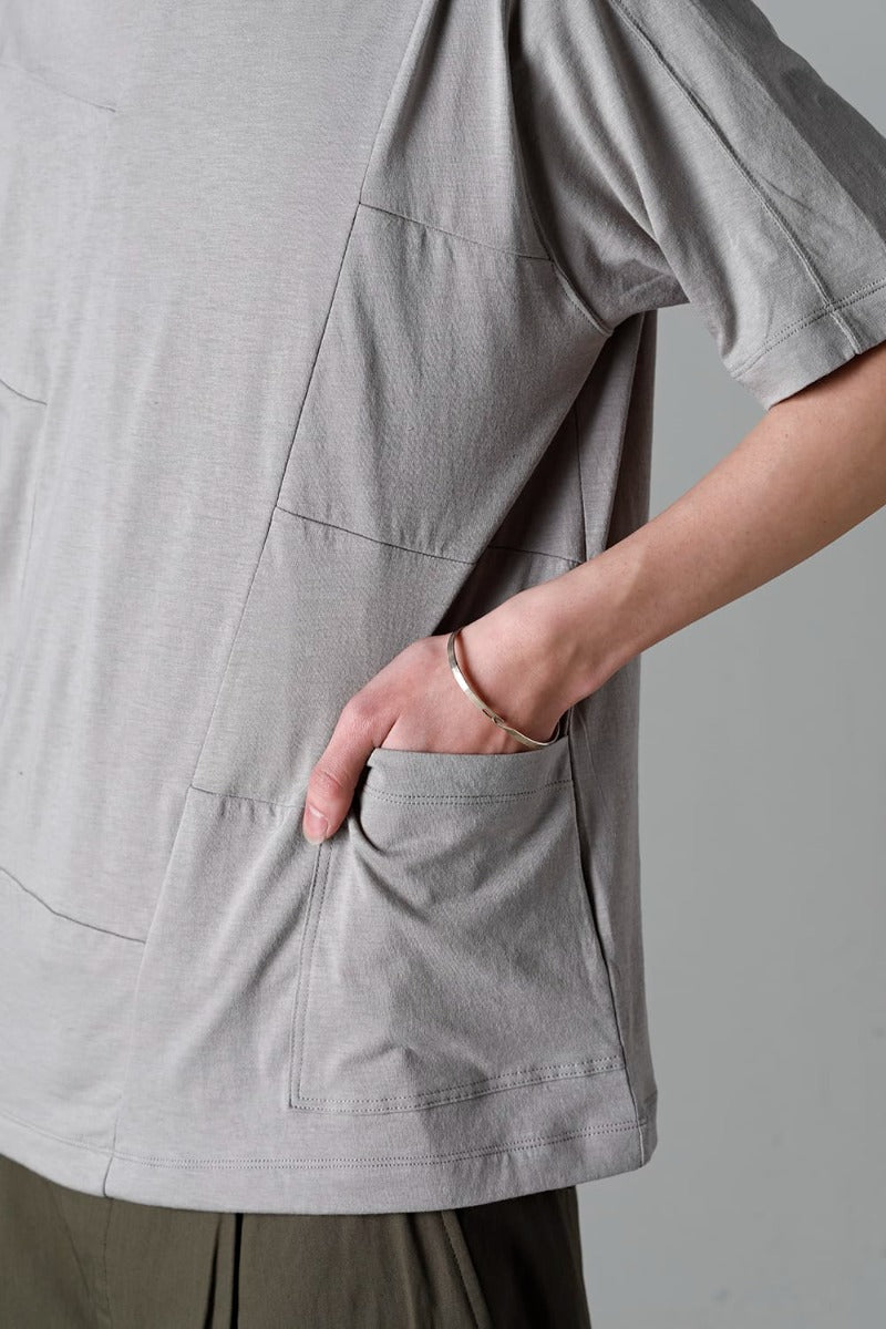 Fragment Short-Sleeve T-Shirt  Light Gray