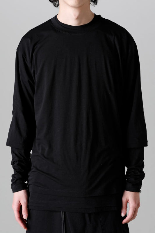 Double Layerd T-Shirt  Black
