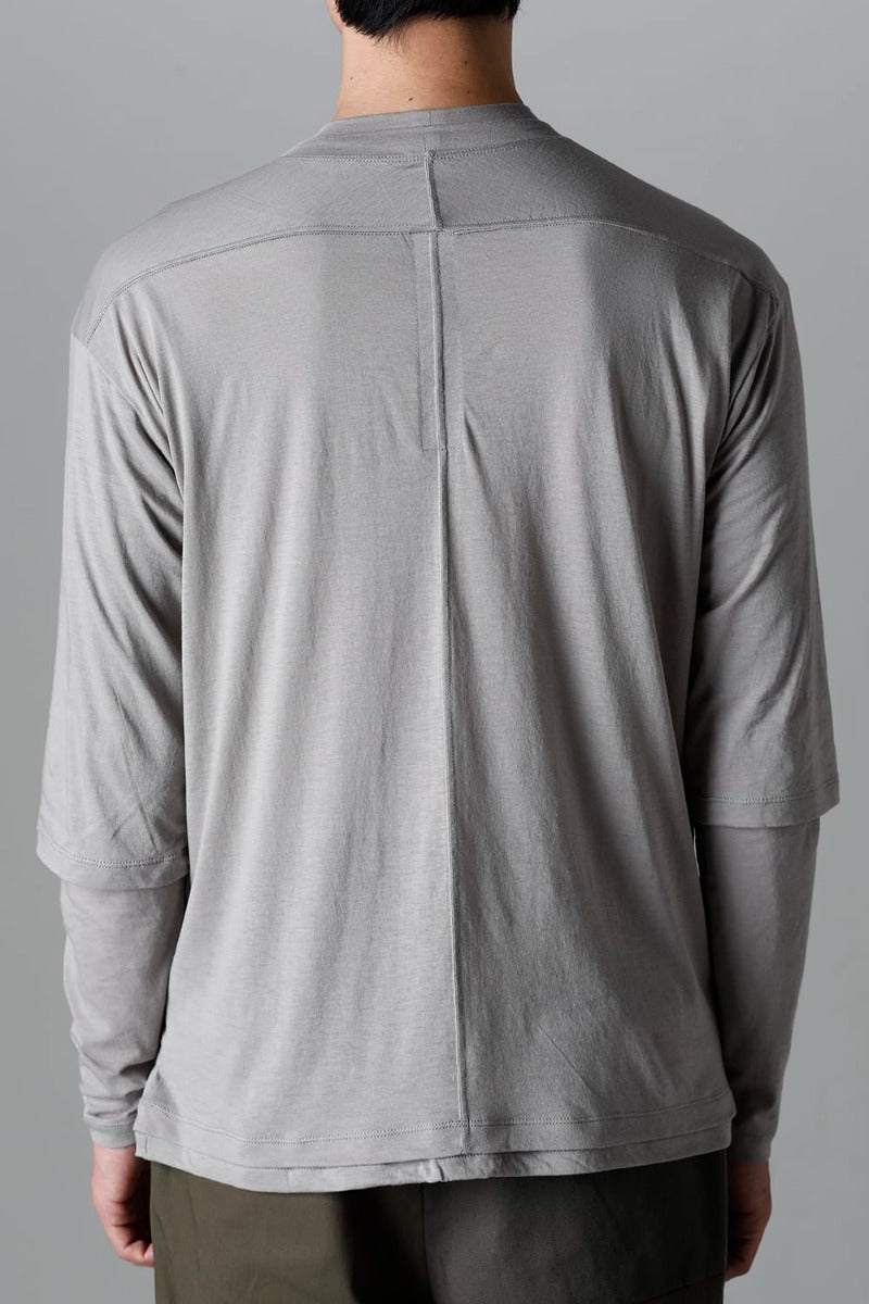 Double Layerd T-Shirt  Light Gray