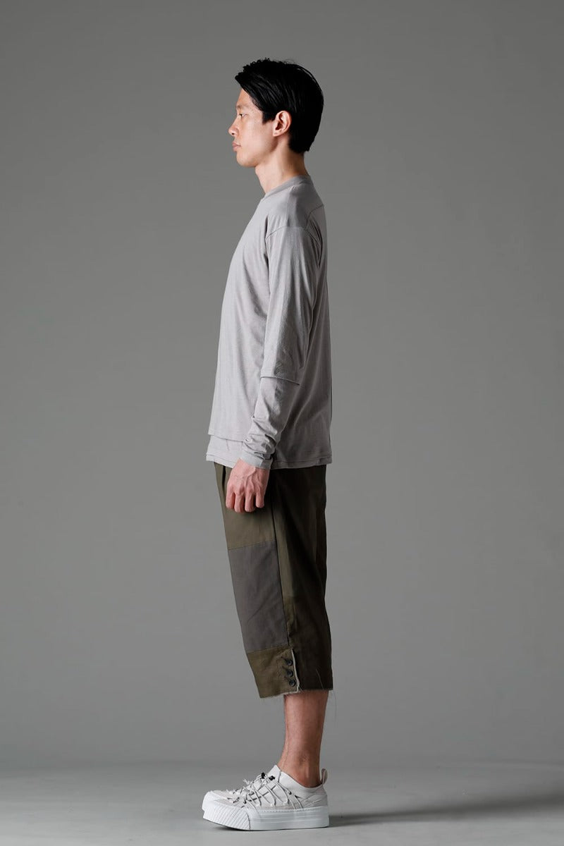 Double Layerd T-Shirt  Light Gray