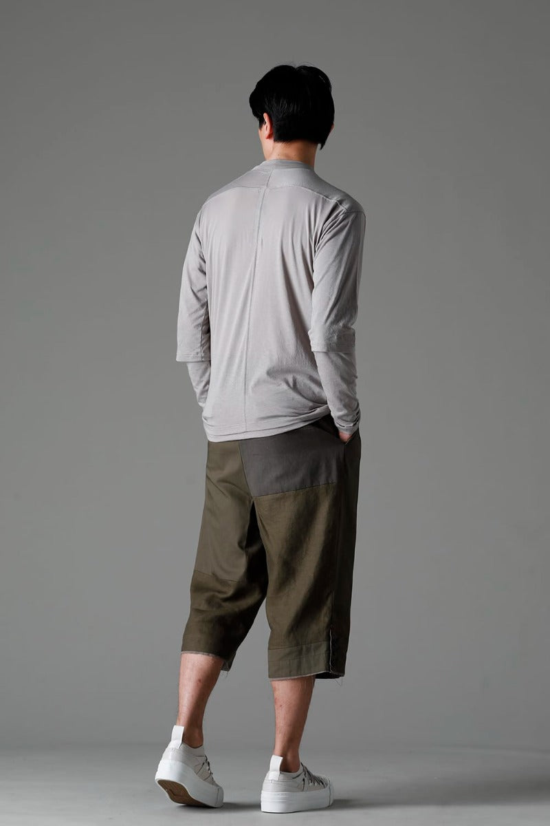 Double Layerd T-Shirt  Light Gray