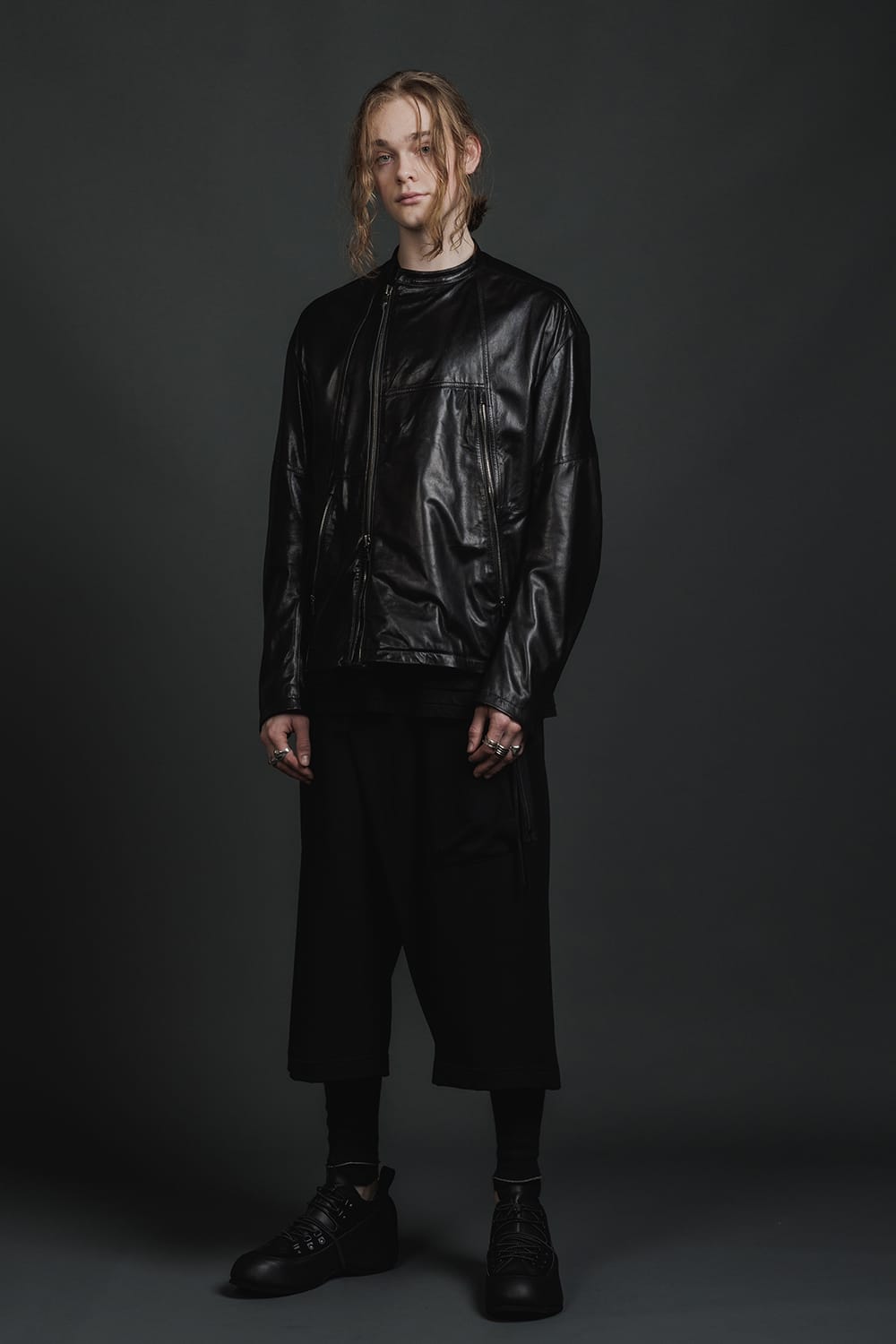 レッグウォーマー ブラック