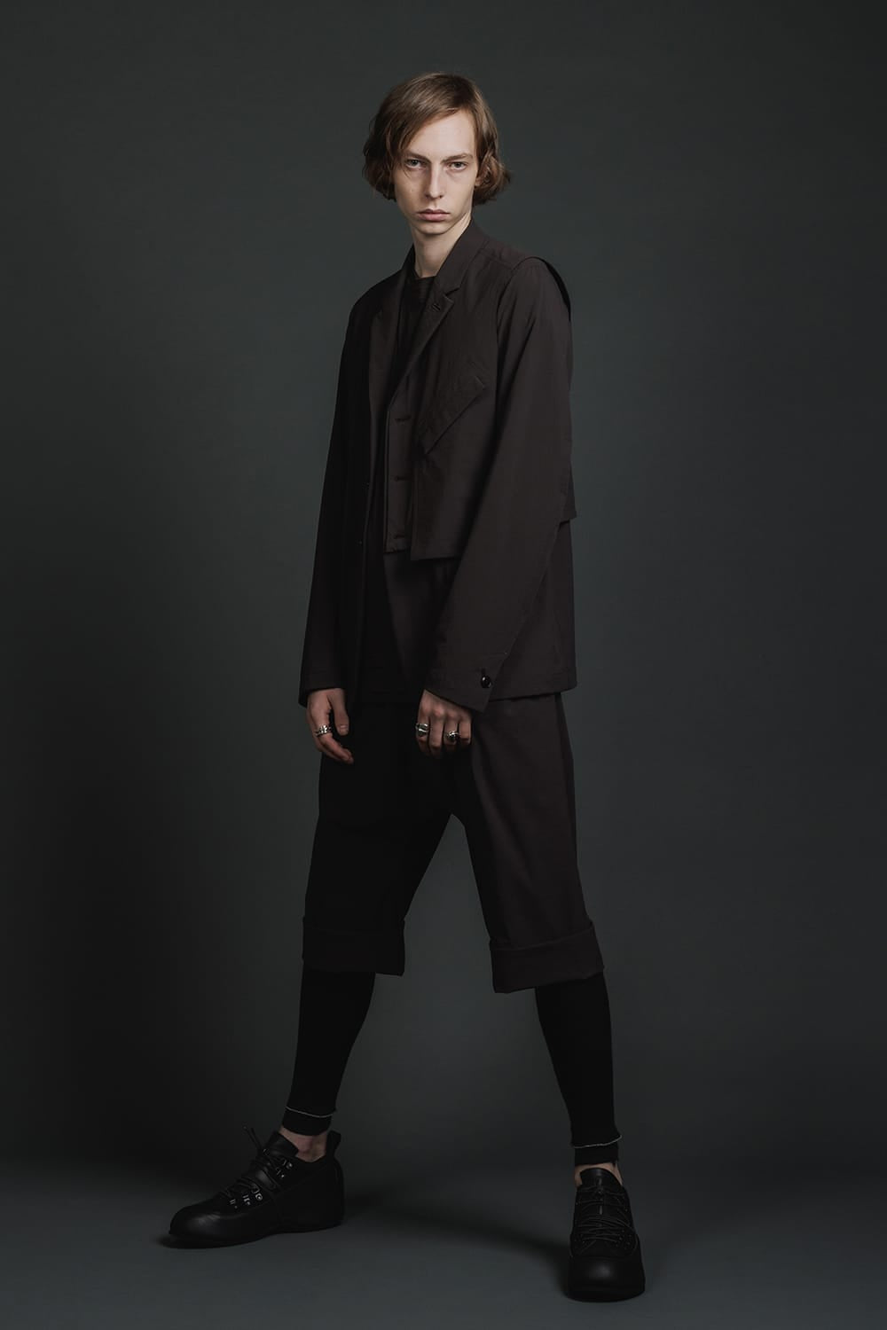 レッグウォーマー ブラック