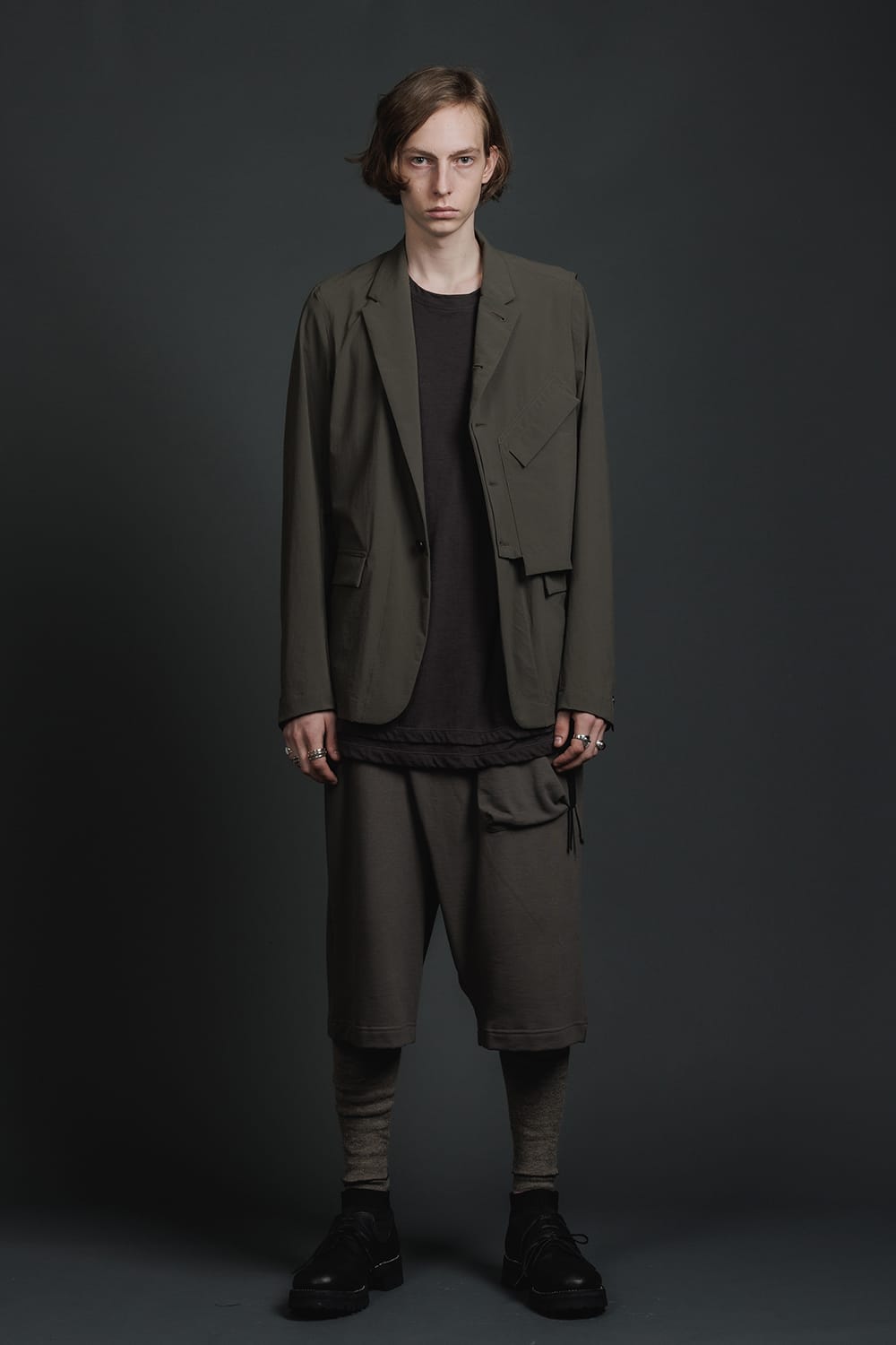 Leg-Warmers Gray Brown