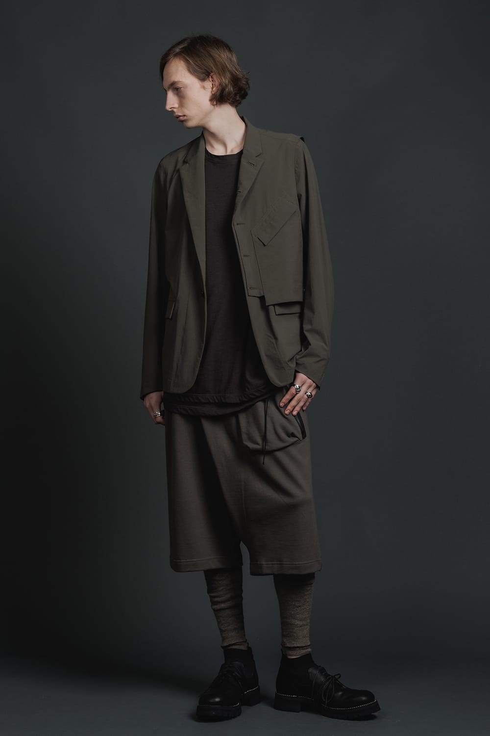 Leg-Warmers Gray Brown