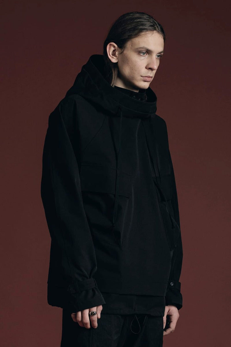 Water Repellency Anorak Black