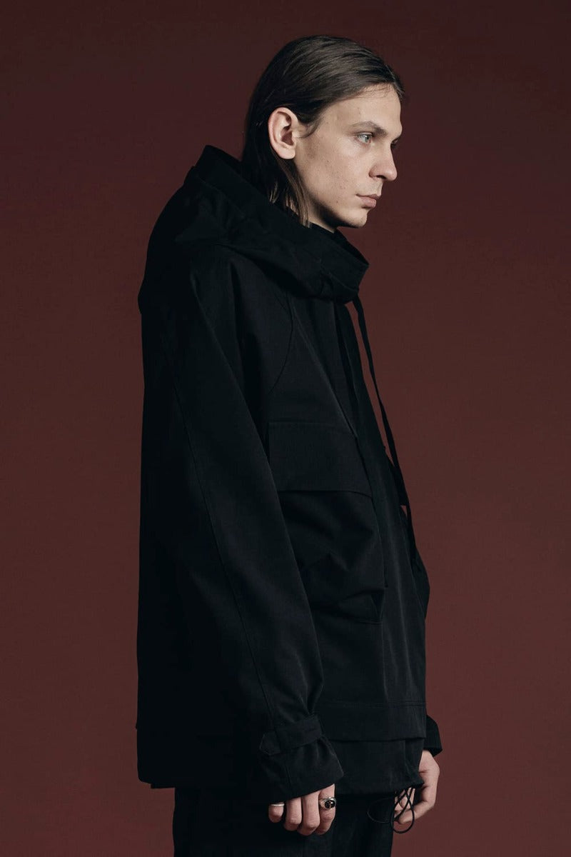 Water Repellency Anorak Black