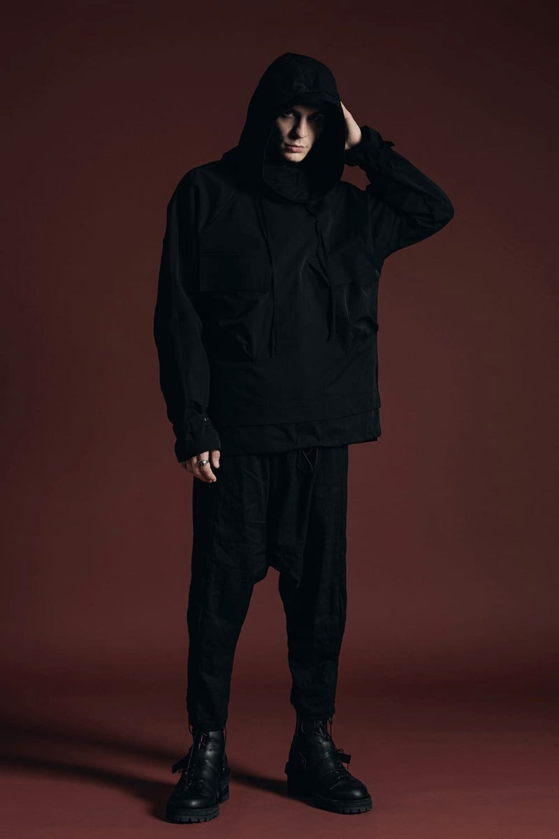 Water Repellency Anorak Black