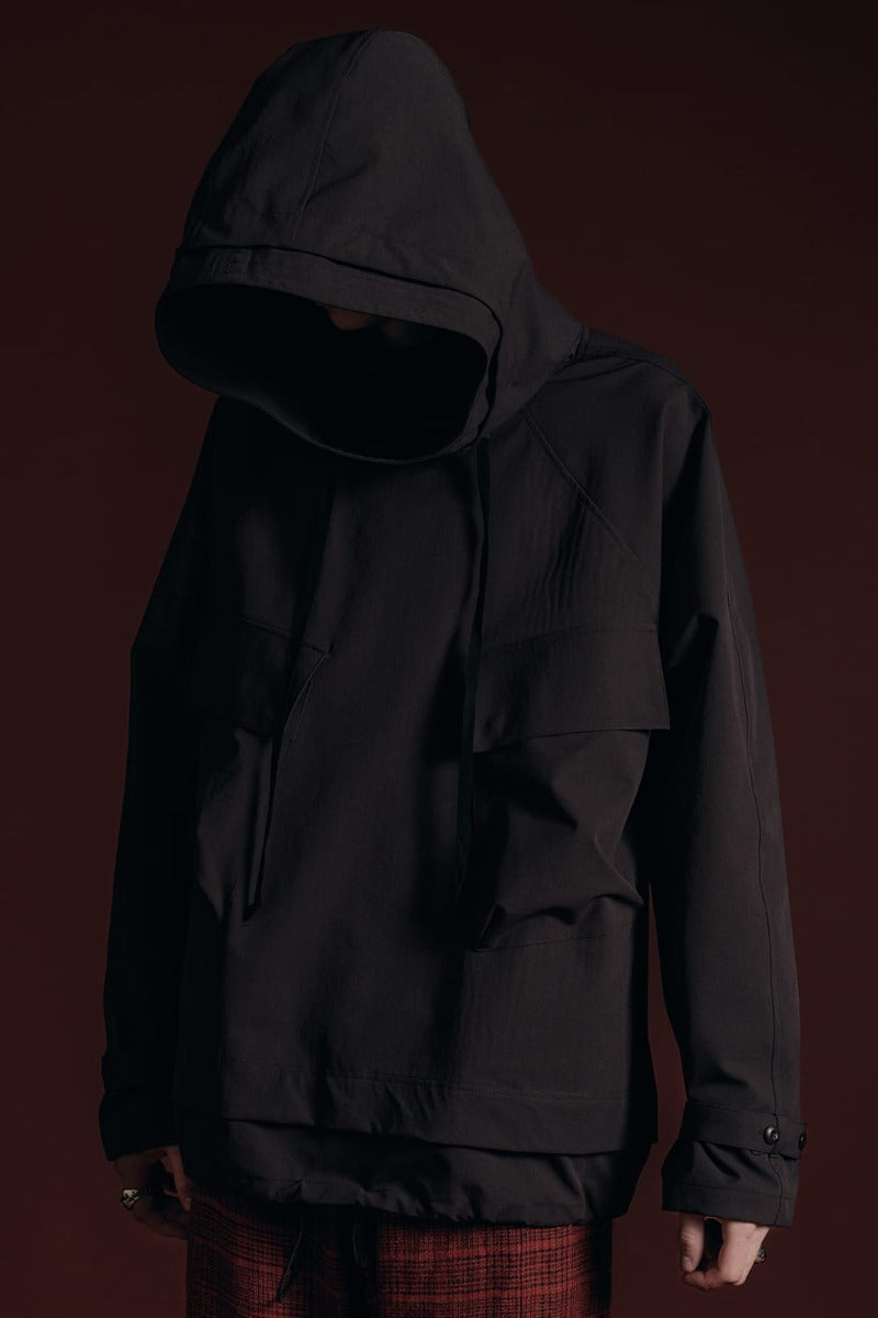 Water Repellency Anorak Dark Brown