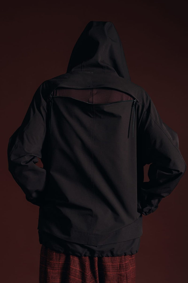 Water Repellency Anorak Dark Brown