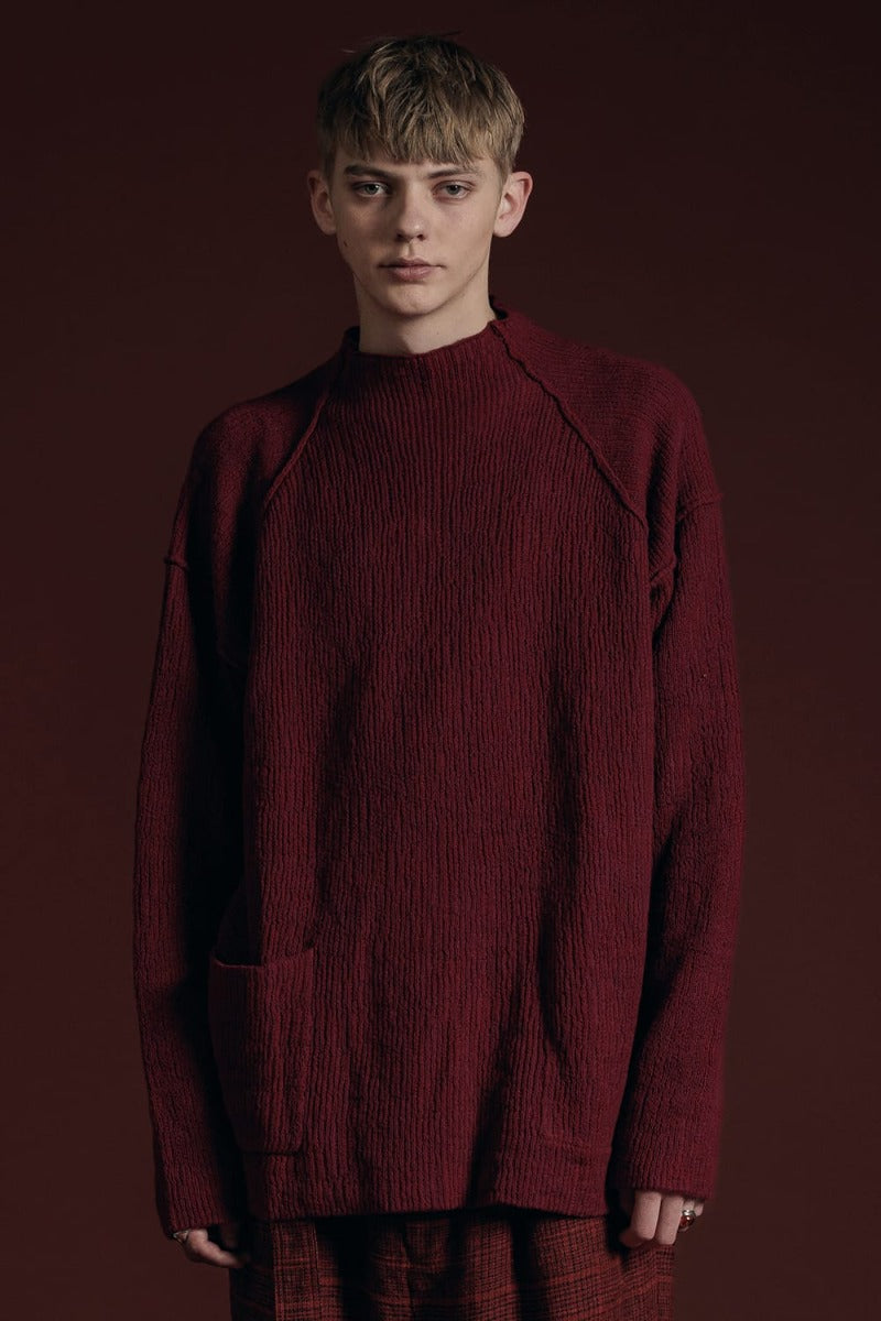 Cotton/Cashmere Sweater Crimson