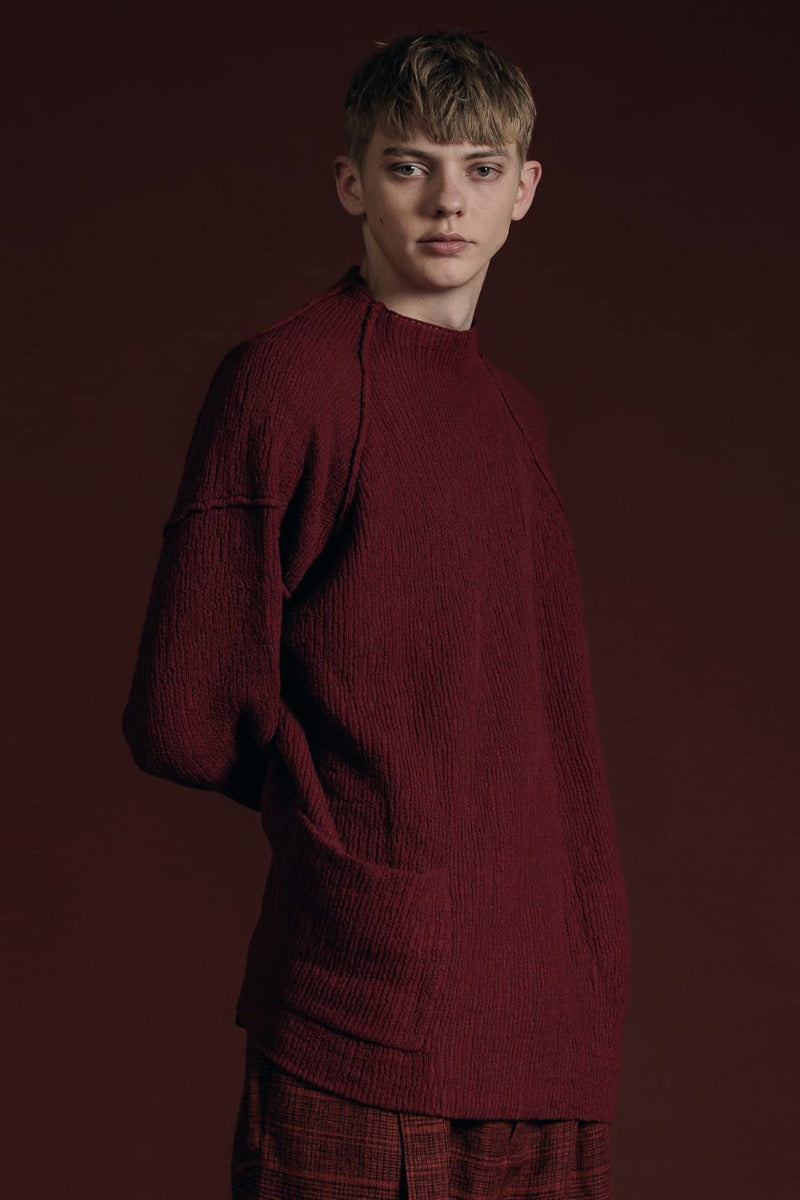 Cotton/Cashmere Sweater Crimson