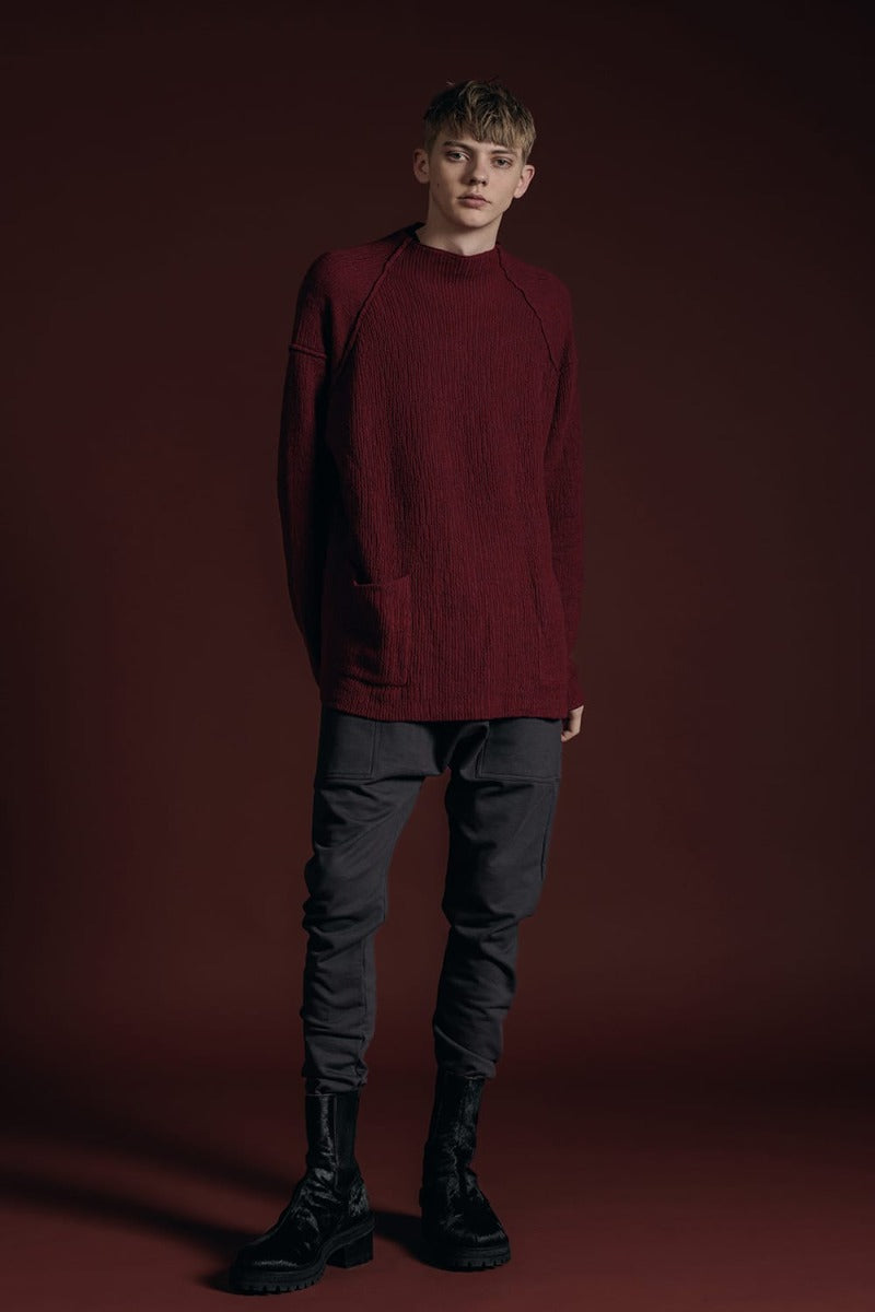 Cotton/Cashmere Sweater Crimson