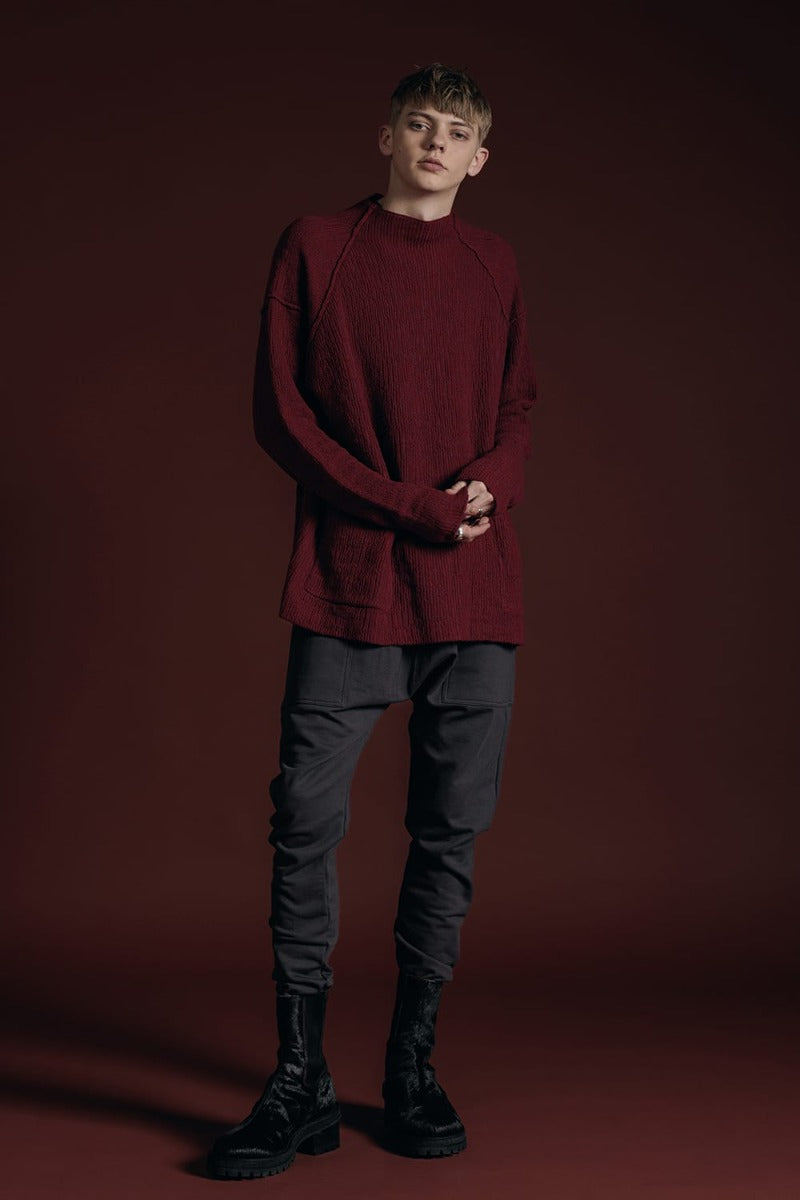 Cotton/Cashmere Sweater Crimson