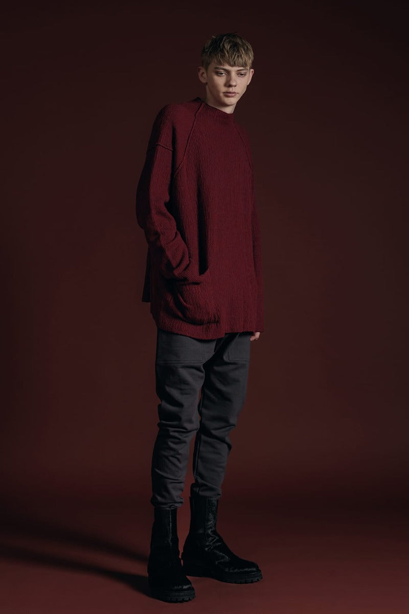 Cotton/Cashmere Sweater Crimson