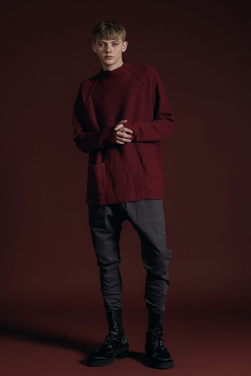 Cotton/Cashmere Sweater Crimson