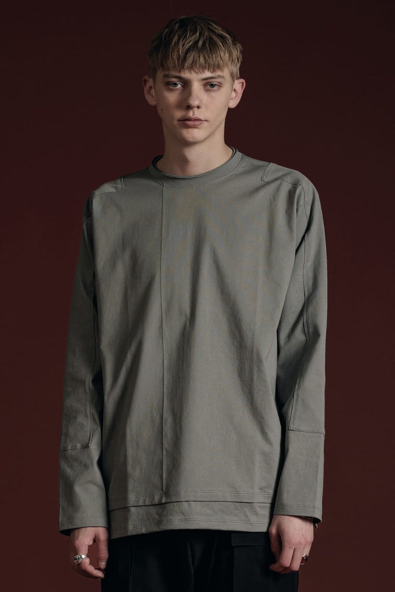 Cotton Jersey L/S T-Shirt Gray