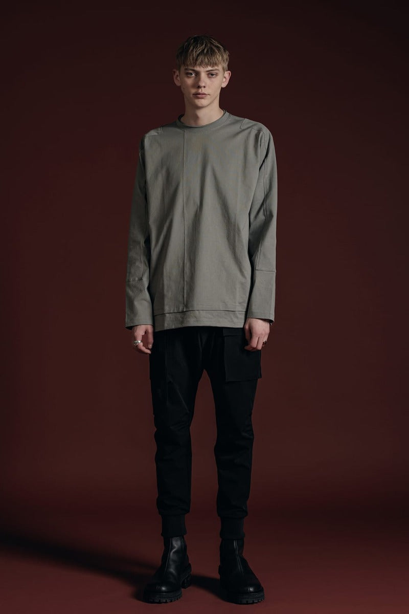 Cotton Jersey L/S T-Shirt Gray