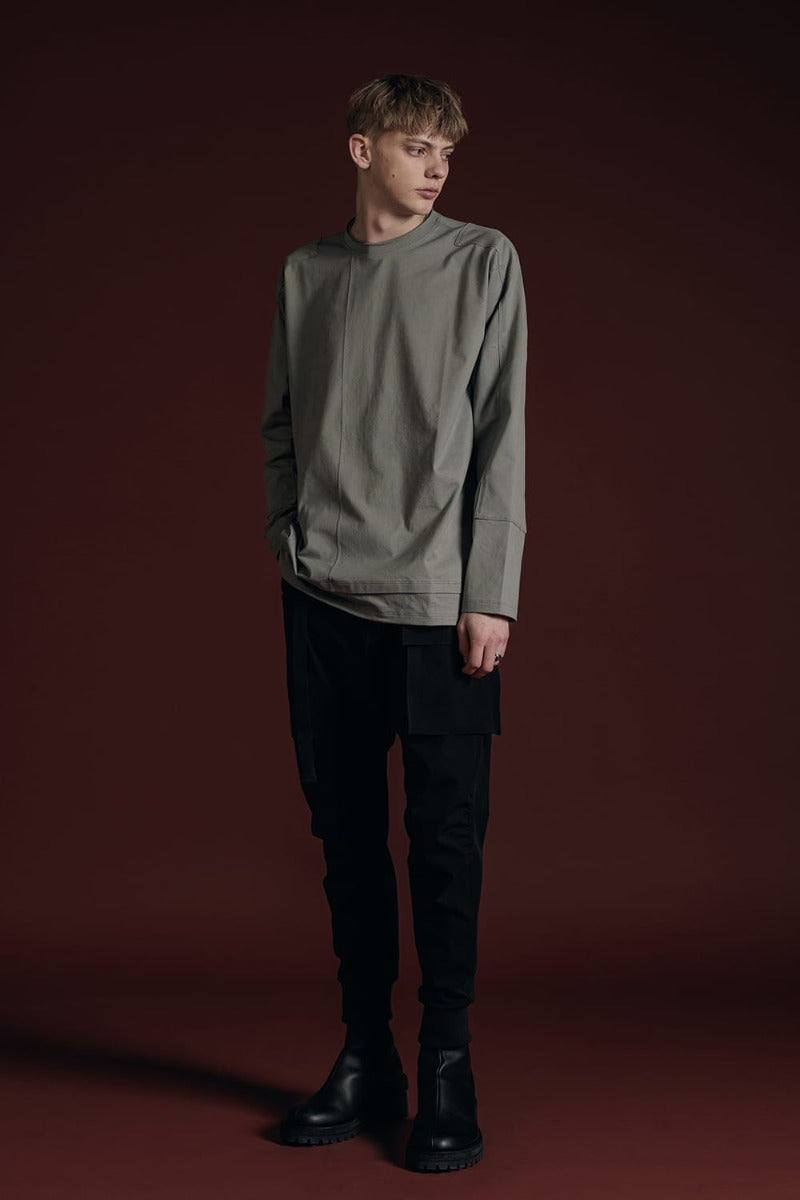 Cotton Jersey L/S T-Shirt Gray