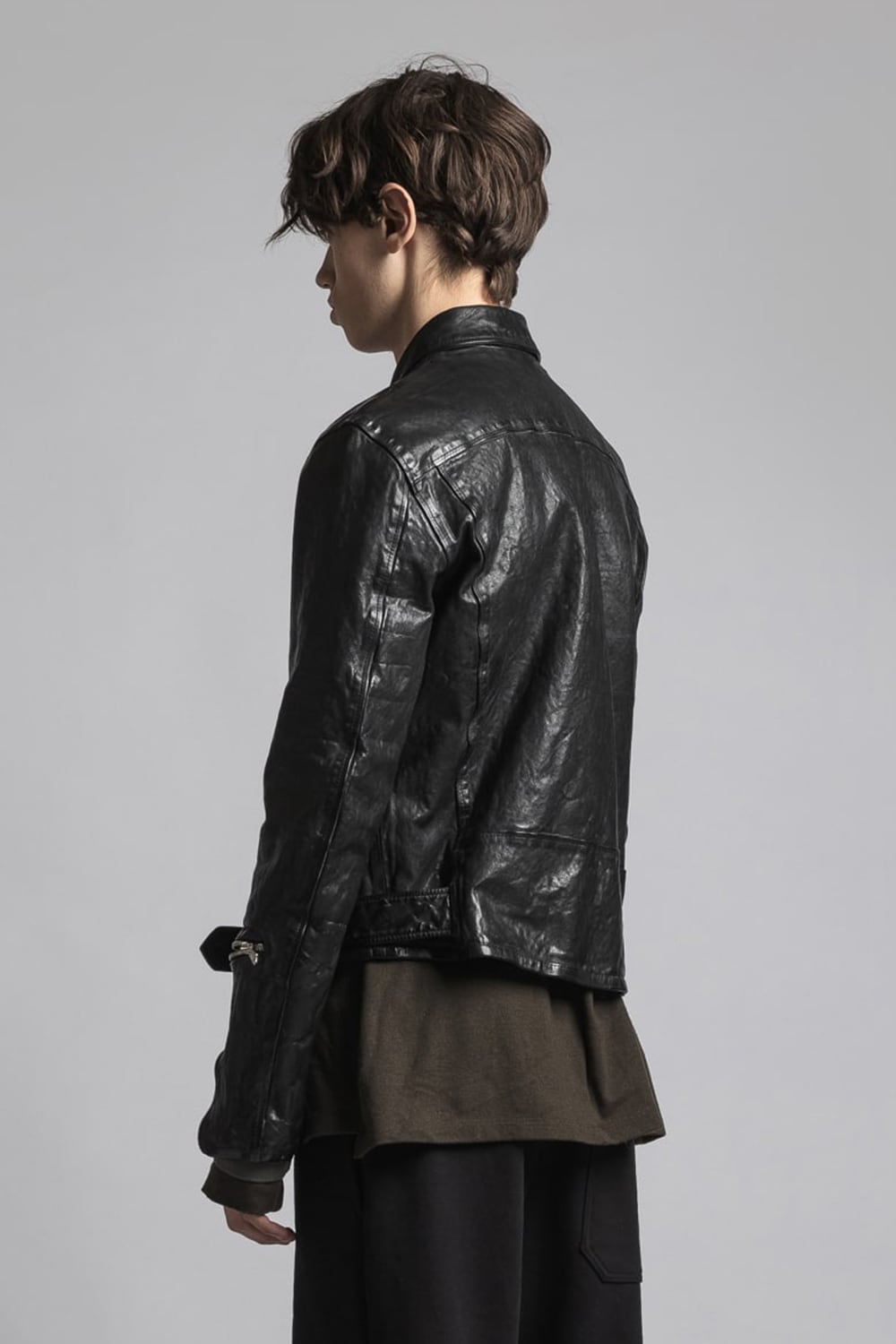 BACKLASH collaboration Cow Leather Biker Jacket