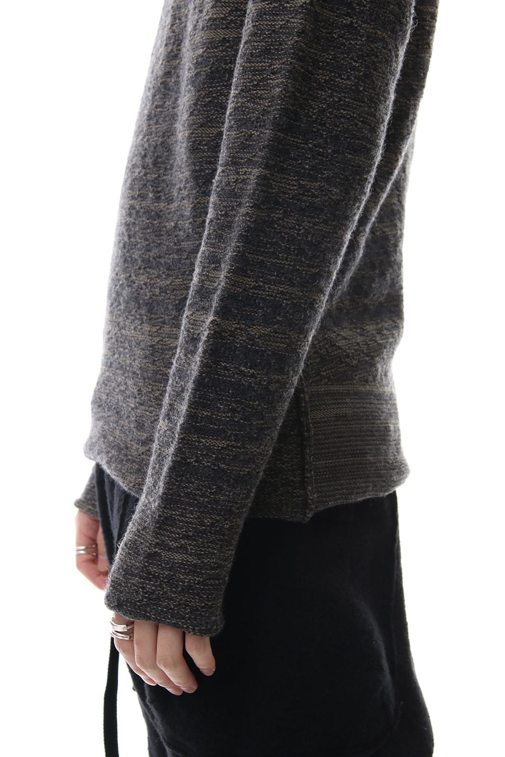 DANIEL ANDRESEN collaboration Pullover knit - Charcoal / Ice