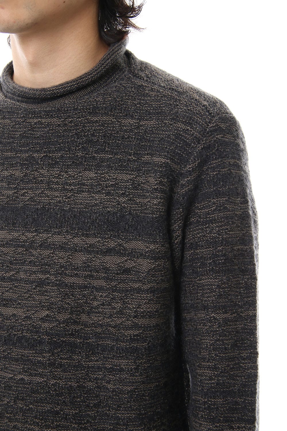 DANIEL ANDRESEN collaboration Pullover knit - Charcoal / Ice