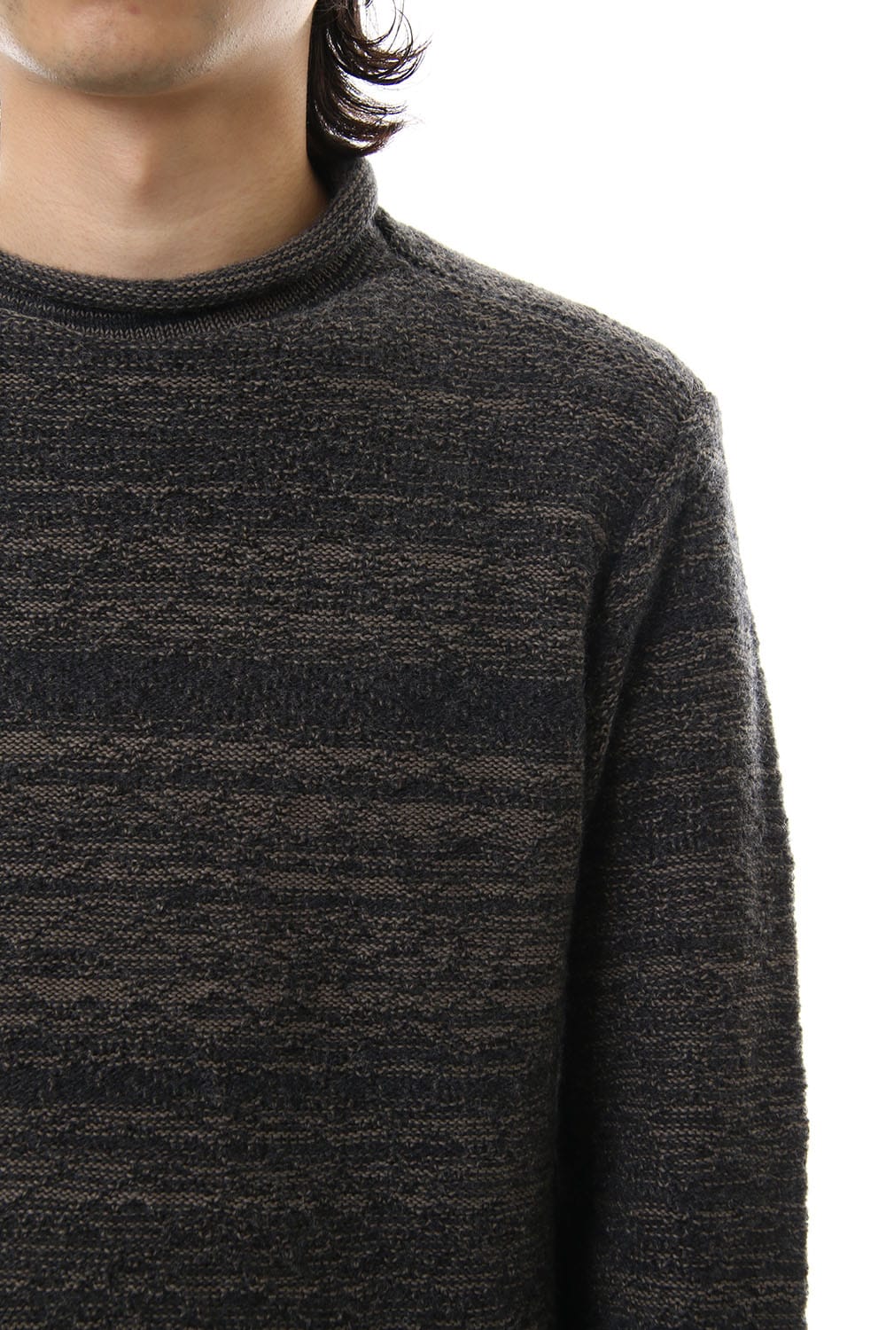 DANIEL ANDRESEN collaboration Pullover knit - Charcoal / Ice