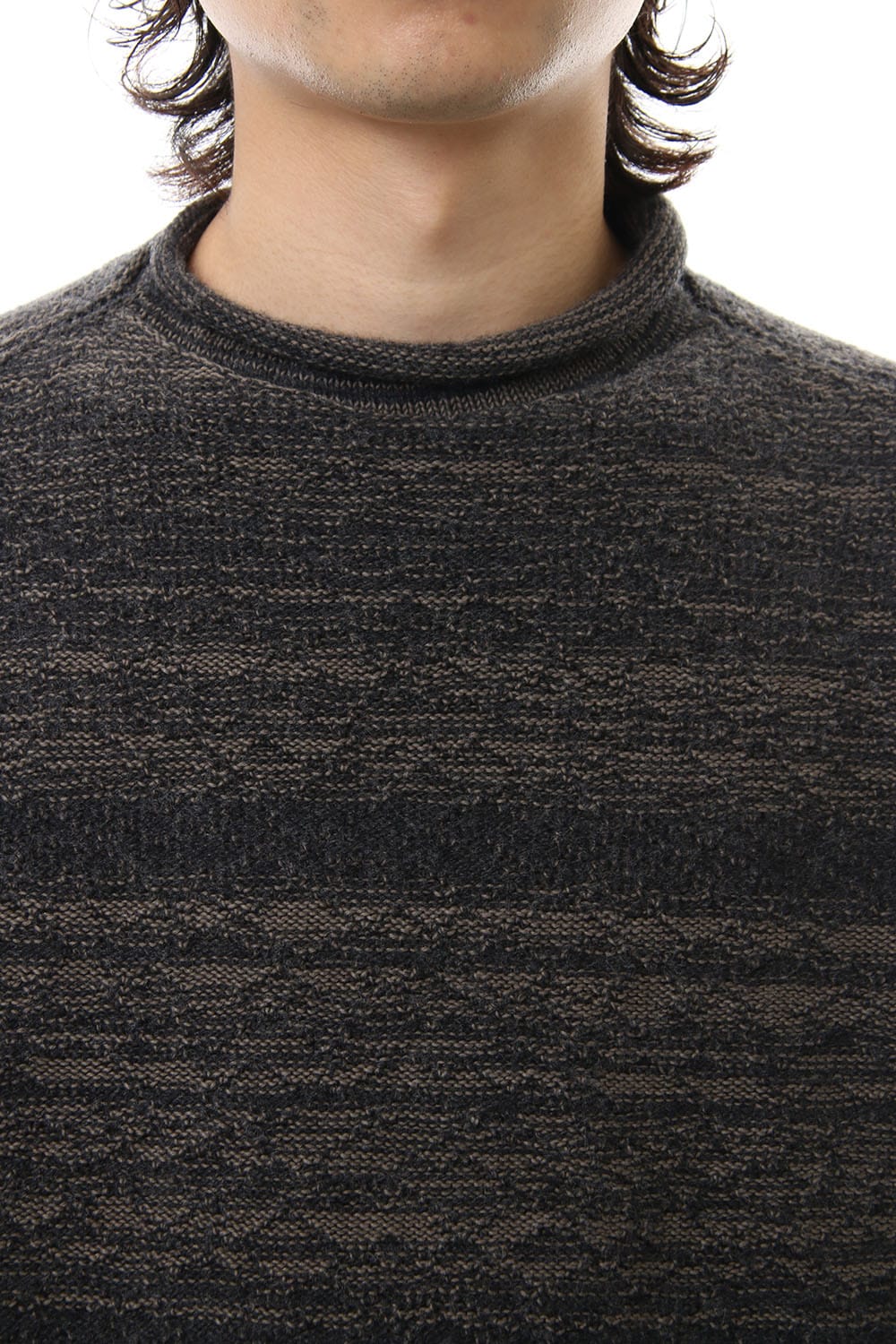 DANIEL ANDRESEN collaboration Pullover knit - Charcoal / Ice