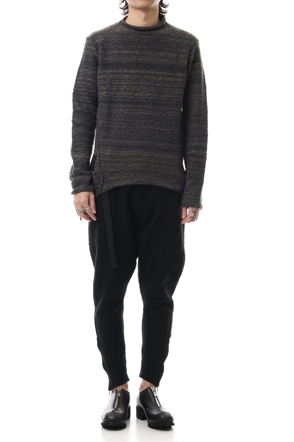 DANIEL ANDRESEN collaboration Pullover knit - Charcoal / Ice