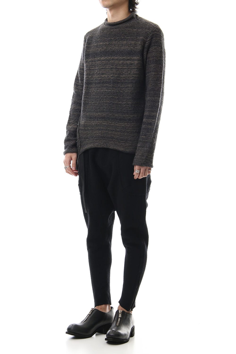 DANIEL ANDRESEN collaboration Pullover knit - Charcoal / Ice