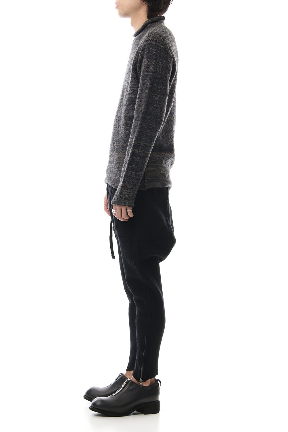 DANIEL ANDRESEN collaboration Pullover knit - Charcoal / Ice