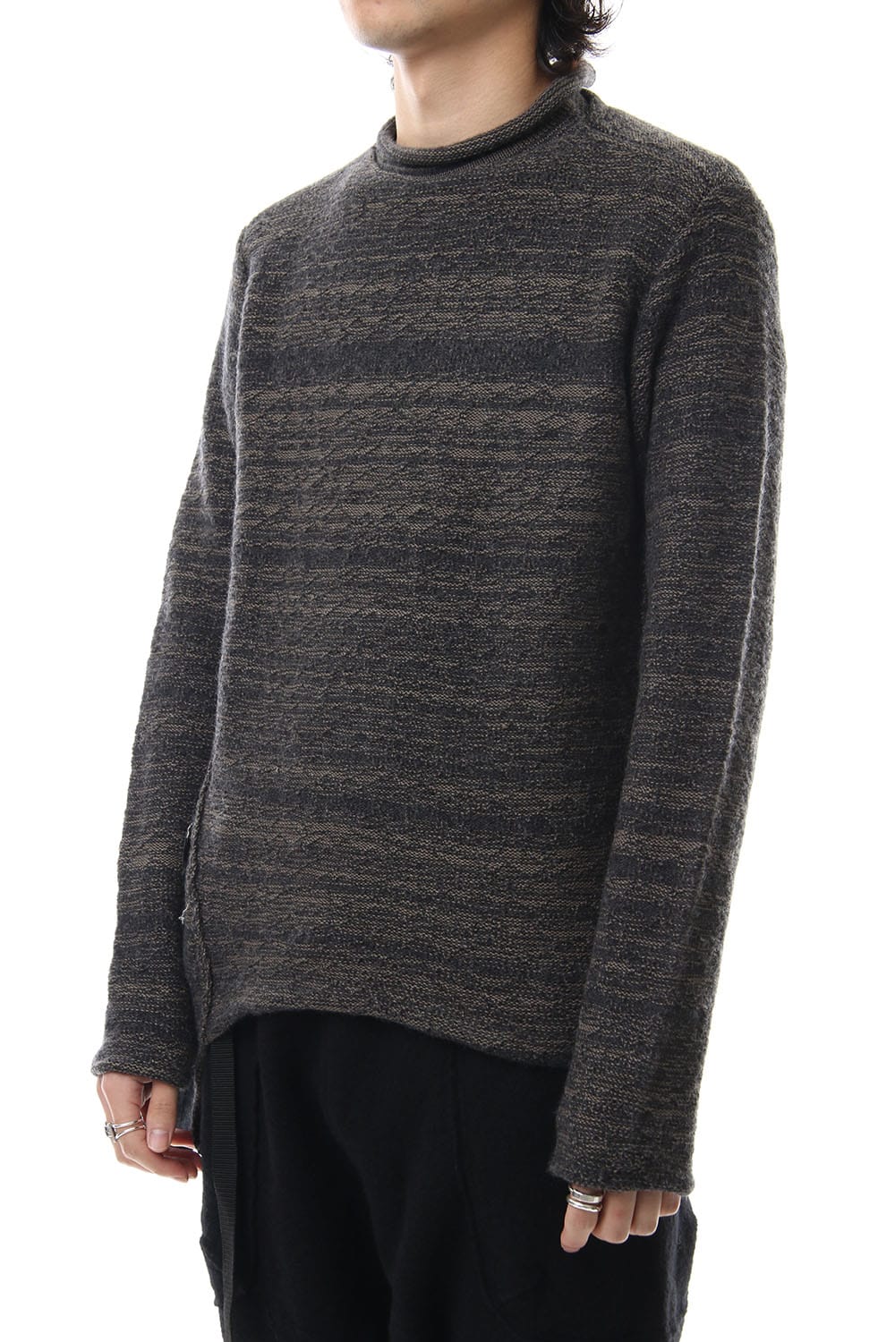DANIEL ANDRESEN collaboration Pullover knit - Charcoal / Ice