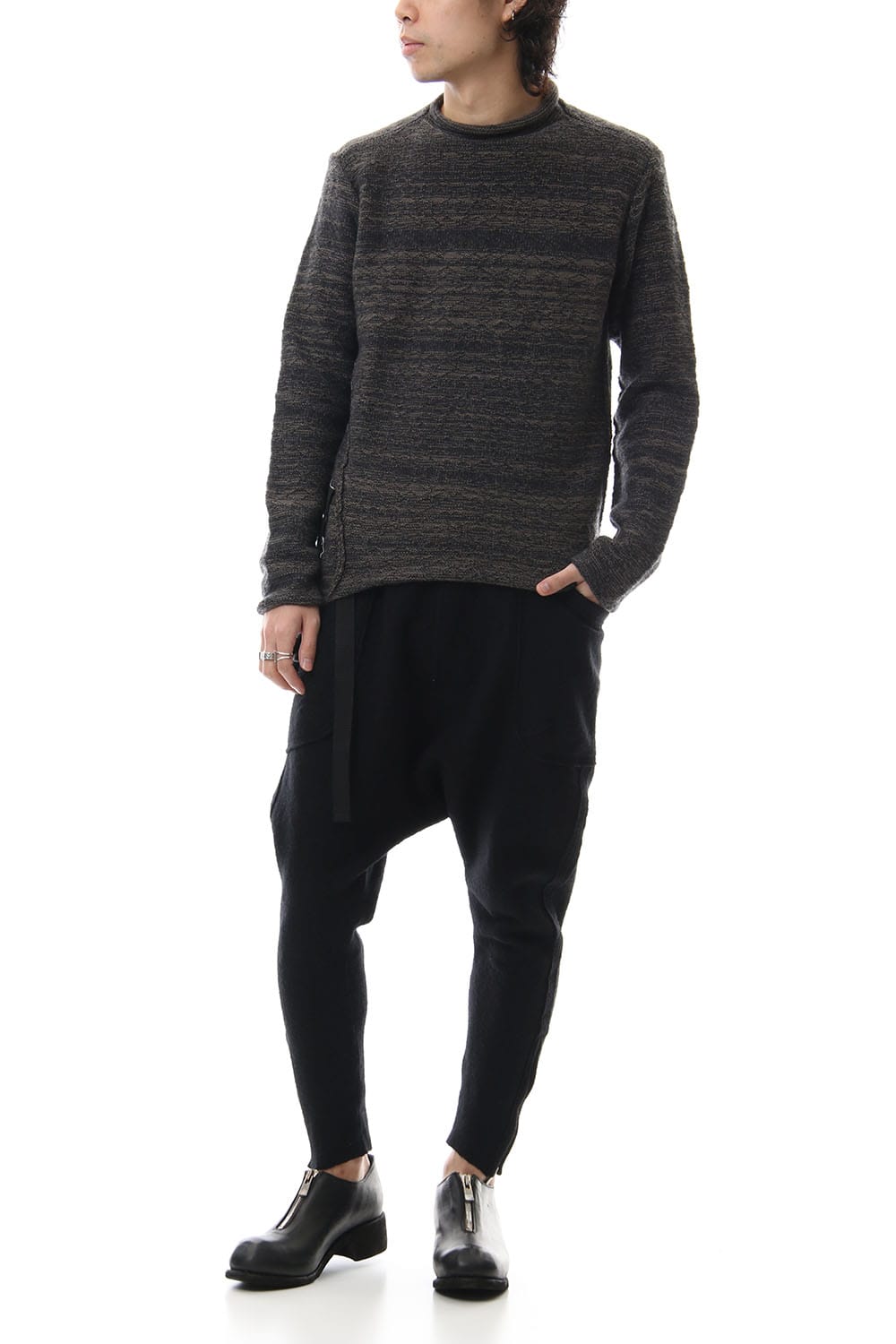 DANIEL ANDRESEN collaboration Pullover knit - Charcoal / Ice