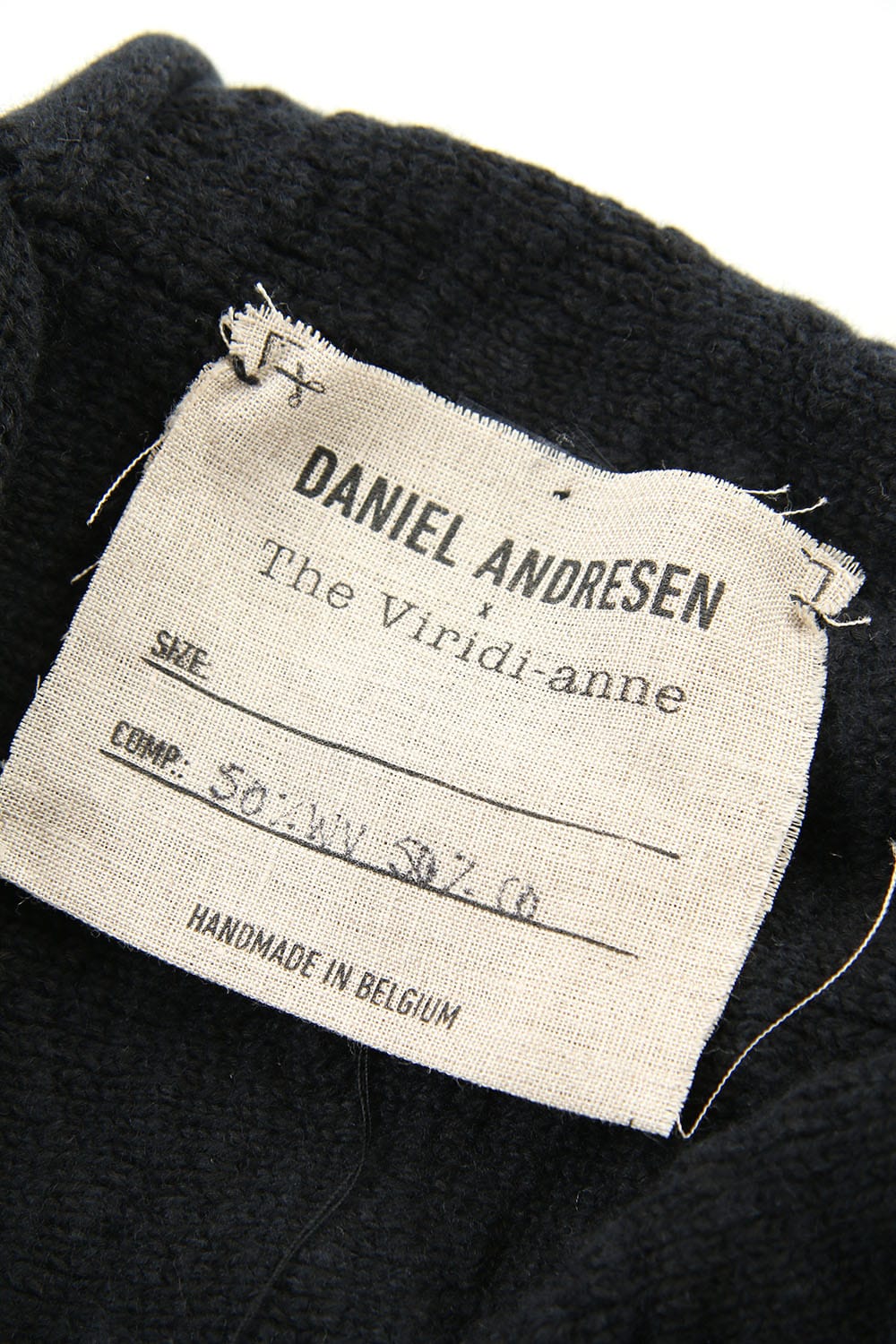 DANIEL ANDRESEN collaboration Knit cap - Black