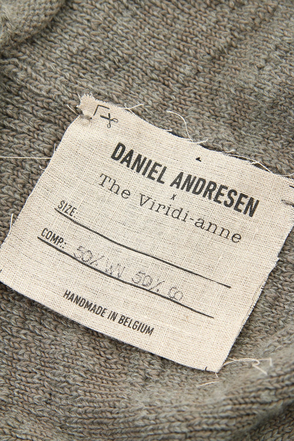 DANIEL ANDRESEN collaboration Knit cap - Charcoal / Ice