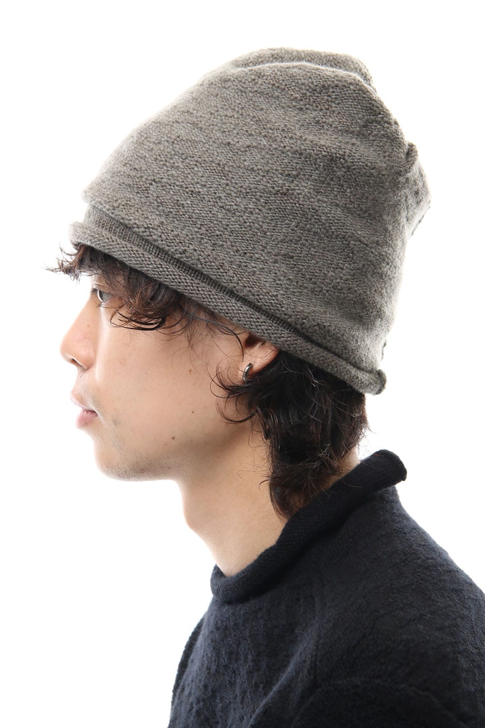 DANIEL ANDRESEN collaboration Knit cap - Charcoal / Ice
